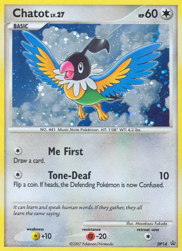 Chatot DP Black Star Promos DP14