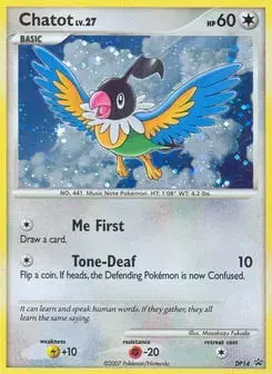 Chatot DP Black Star Promos