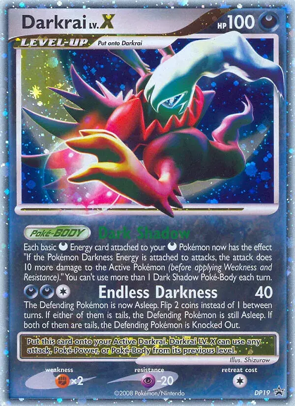 Darkrai LV.X DP Black Star Promos DP19