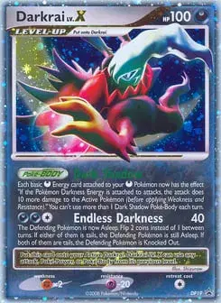 Darkrai LV.X DP Black Star Promos