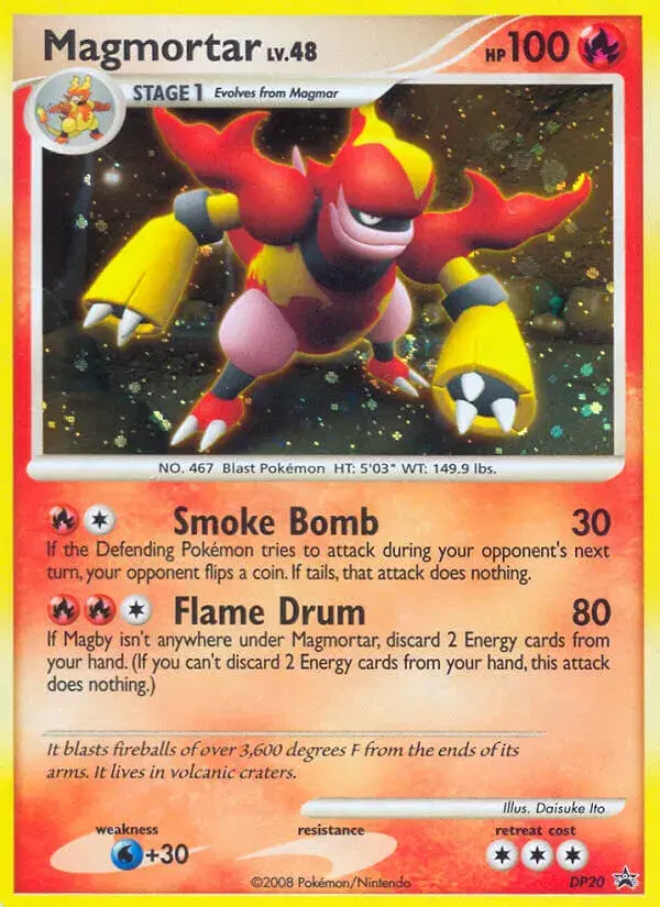 Magmortar DP Black Star Promos DP20