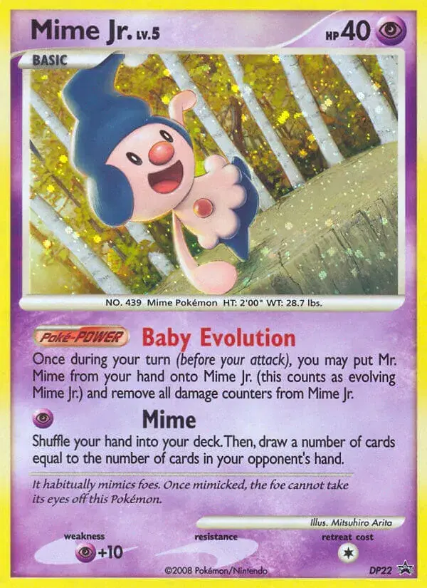 Mime Jr. DP Black Star Promos DP22