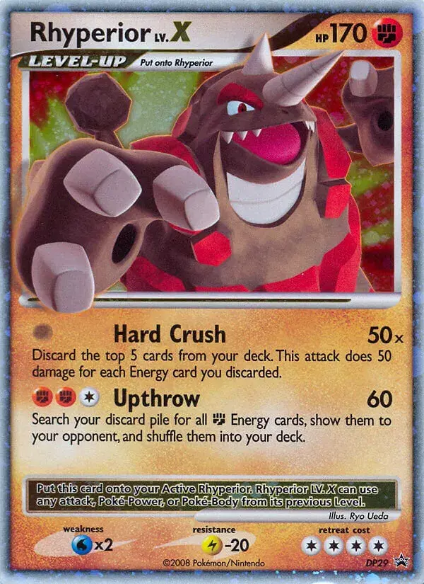 Rhyperior LV.X DP Black Star Promos DP29