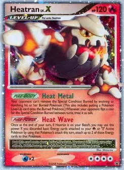 Heatran LV.X DP Black Star Promos