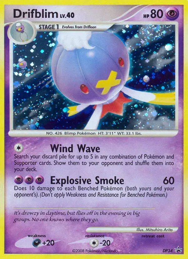 Drifblim DP Black Star Promos DP34