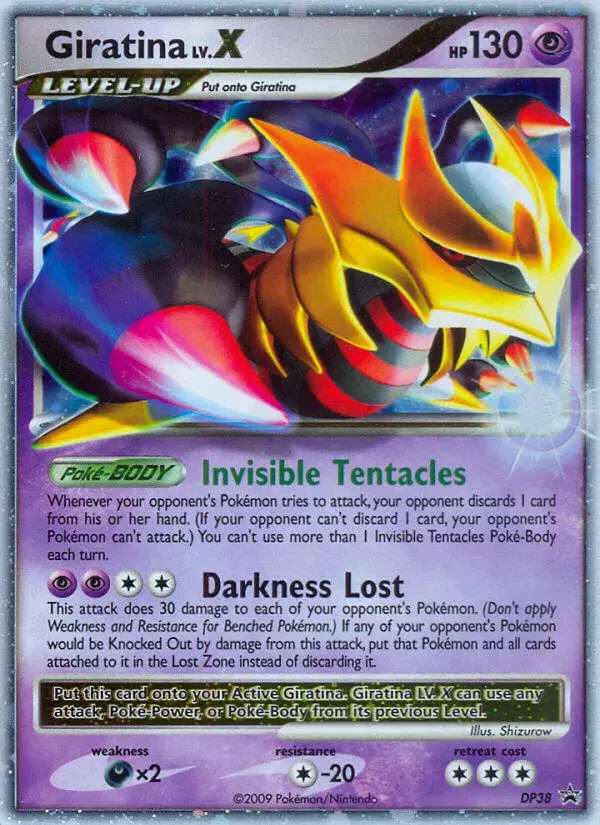Giratina LV.X DP Black Star Promos DP38