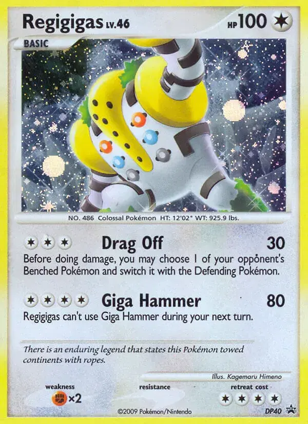 Regigigas DP Black Star Promos DP40