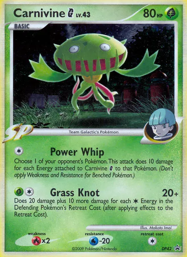 Carnivine G DP Black Star Promos DP42