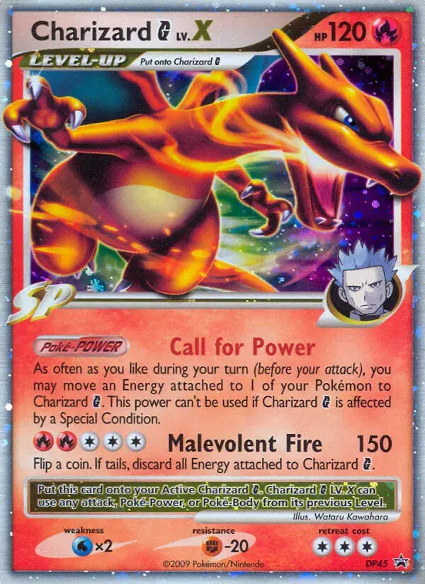 Charizard G LV.X DP Black Star Promos DP45