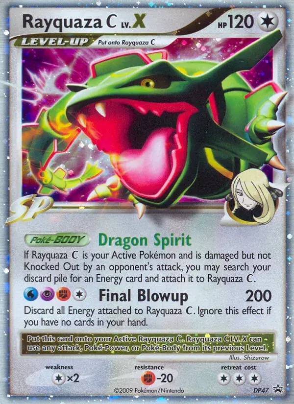 Rayquaza C LV.X DP Black Star Promos DP47