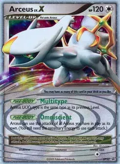 Arceus LV.X DP Black Star Promos