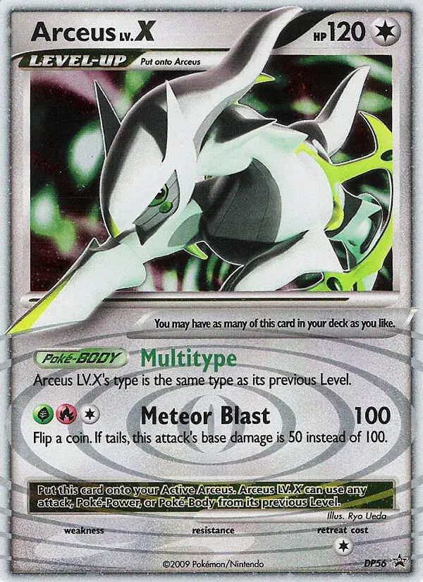 Arceus LV.X DP Black Star Promos DP56