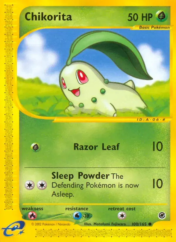 Chikorita Expedition Base Set 100