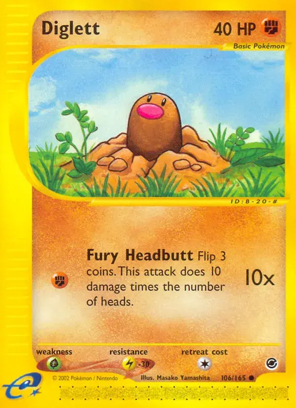 Diglett Expedition Base Set 106