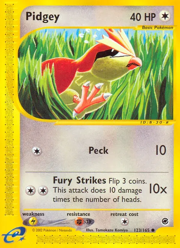 Pidgey Expedition Base Set 123
