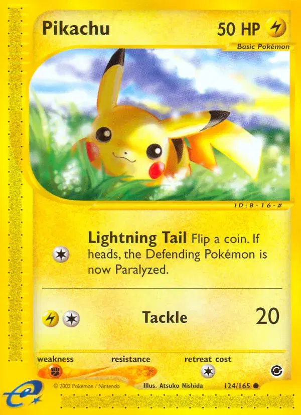 Pikachu Expedition Base Set 124