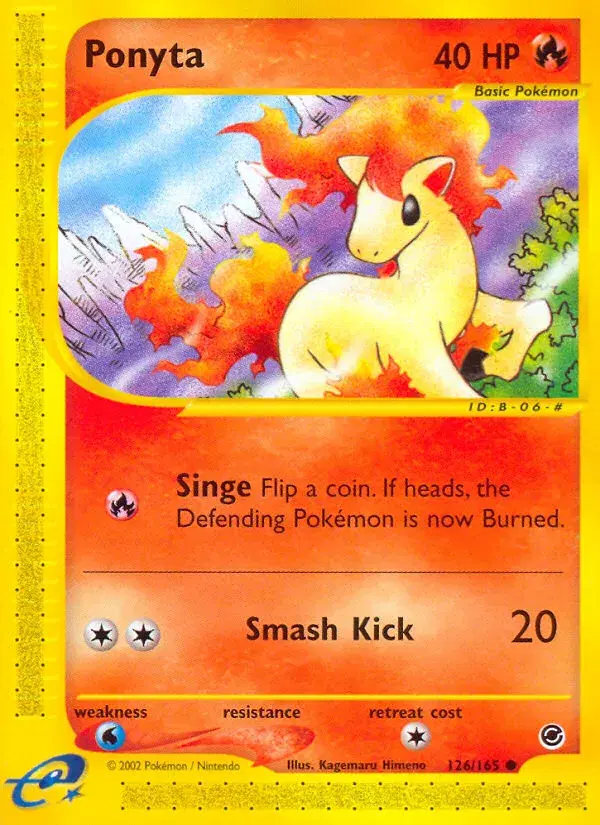 Ponyta Expedition Base Set 126