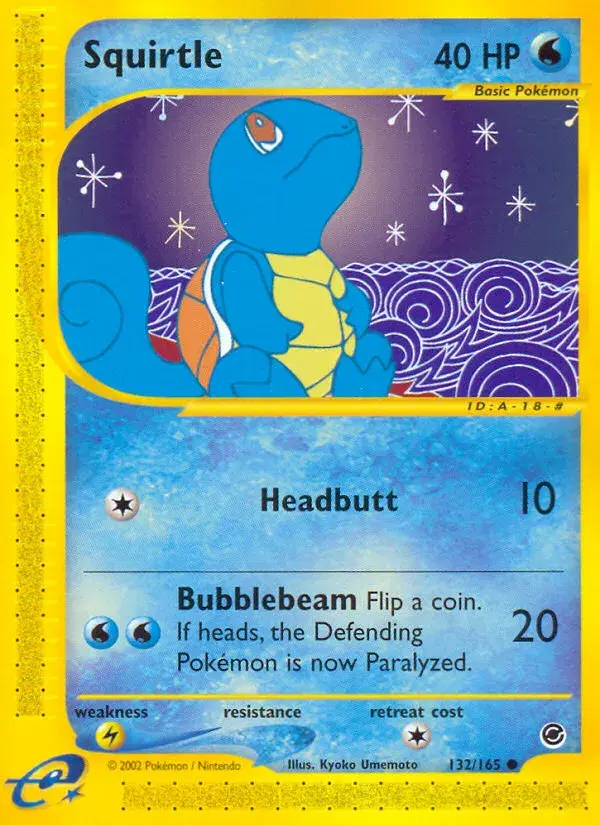 Squirtle Expedition Base Set 132