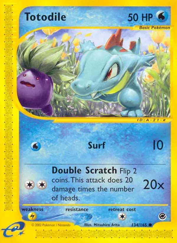 Totodile Expedition Base Set 134