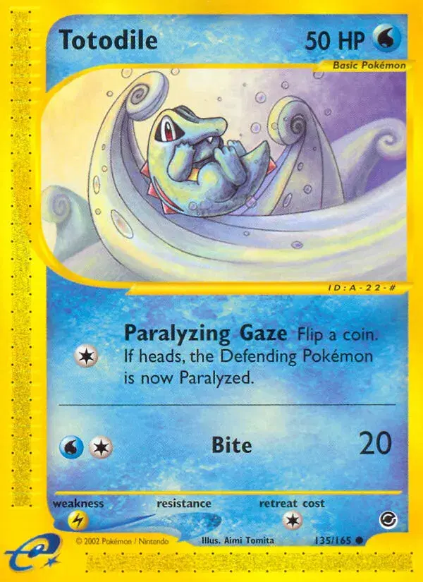 Totodile Expedition Base Set 135