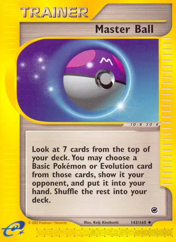 Master Ball Expedition Base Set 143