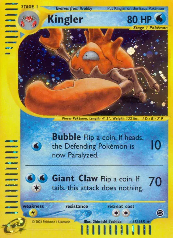 Kingler Expedition Base Set 15