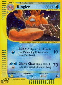 Kingler Expedition Base Set