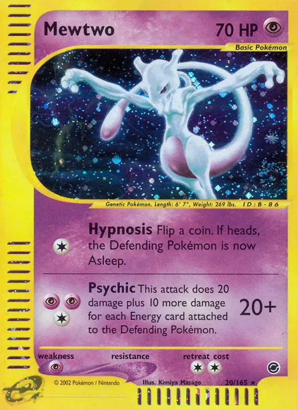 Mewtwo Expedition Base Set 20