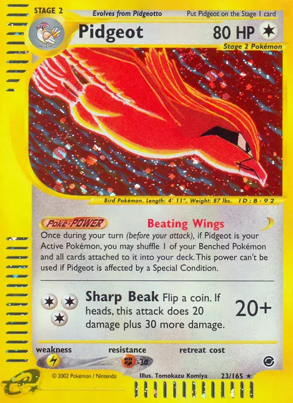 Pidgeot Expedition Base Set 23