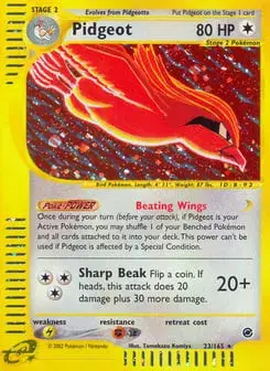 Pidgeot Expedition Base Set