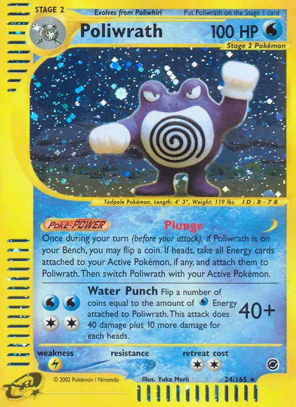 Poliwrath Expedition Base Set 24