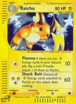 Raichu Expedition Base Set