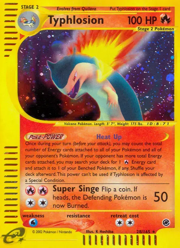Typhlosion Expedition Base Set 28