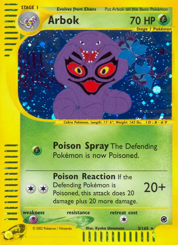 Arbok Expedition Base Set 3