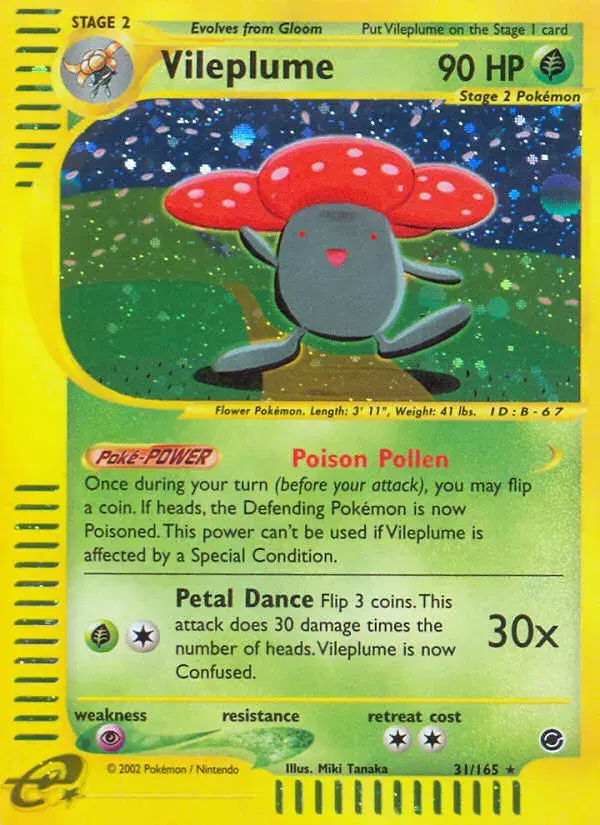 Vileplume Expedition Base Set 31