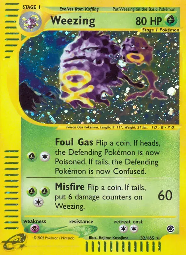 Weezing Expedition Base Set 32