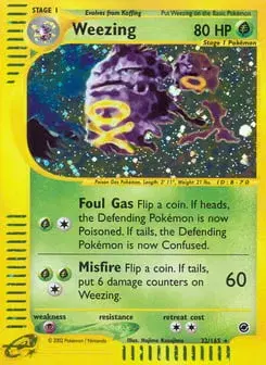 Weezing Expedition Base Set