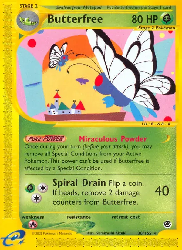 Butterfree Expedition Base Set 38