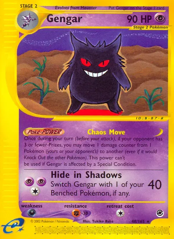Gengar Expedition Base Set 48