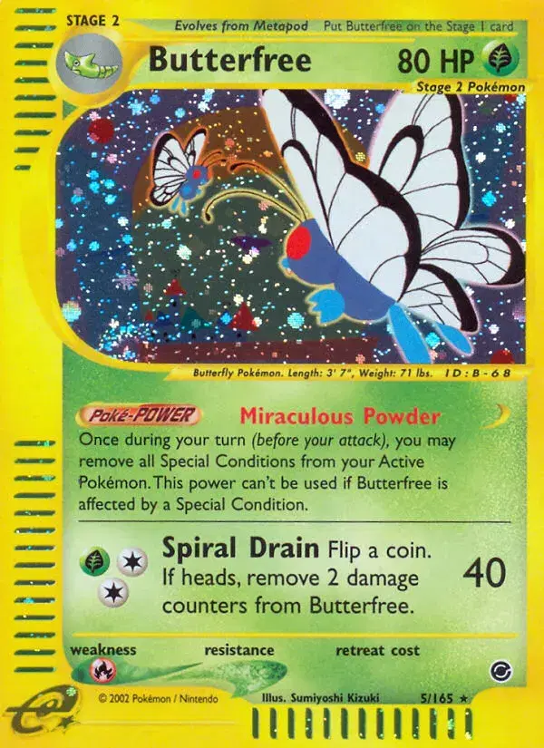 Butterfree Expedition Base Set 5