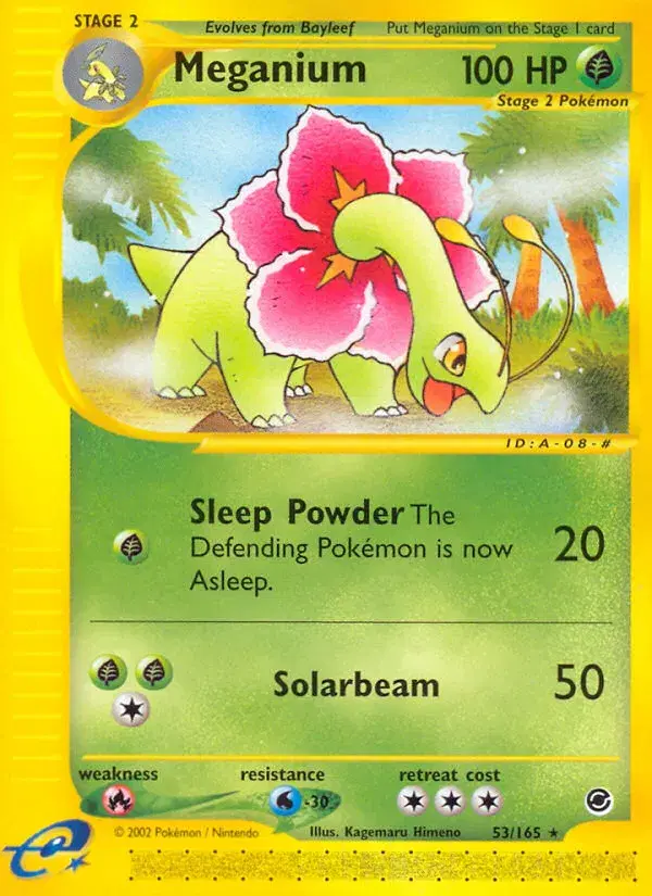 Meganium Expedition Base Set 53