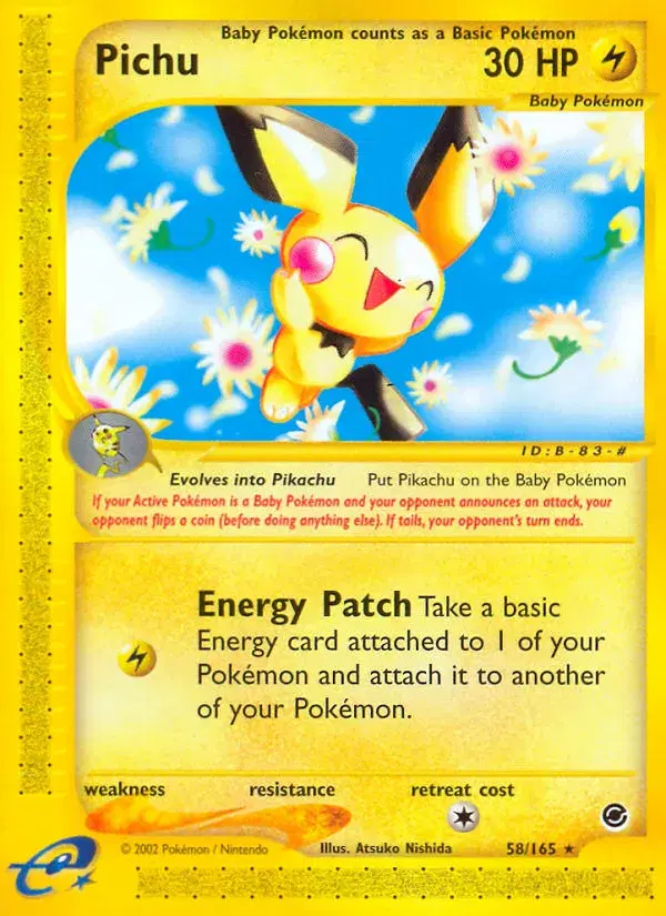 Pichu Expedition Base Set 58