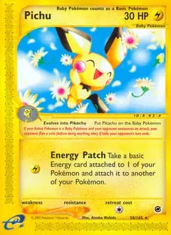 Pichu Expedition Base Set