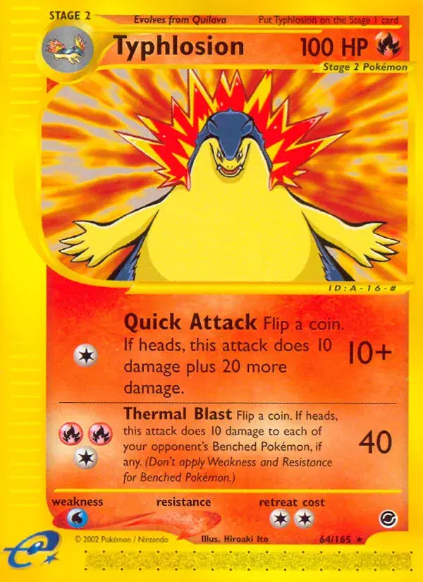 Typhlosion Expedition Base Set 64