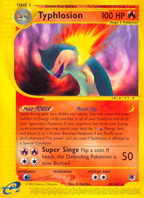 Typhlosion Expedition Base Set 65
