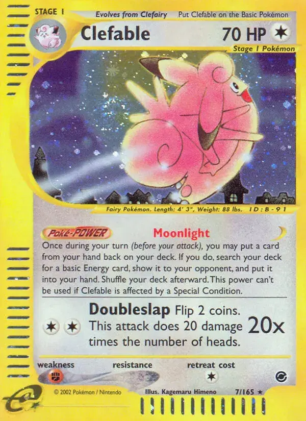 Clefable Expedition Base Set 7