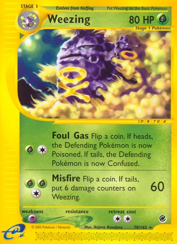 Weezing Expedition Base Set 70