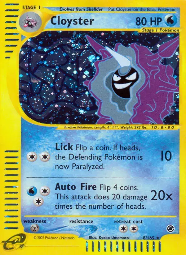 Cloyster Expedition Base Set 8