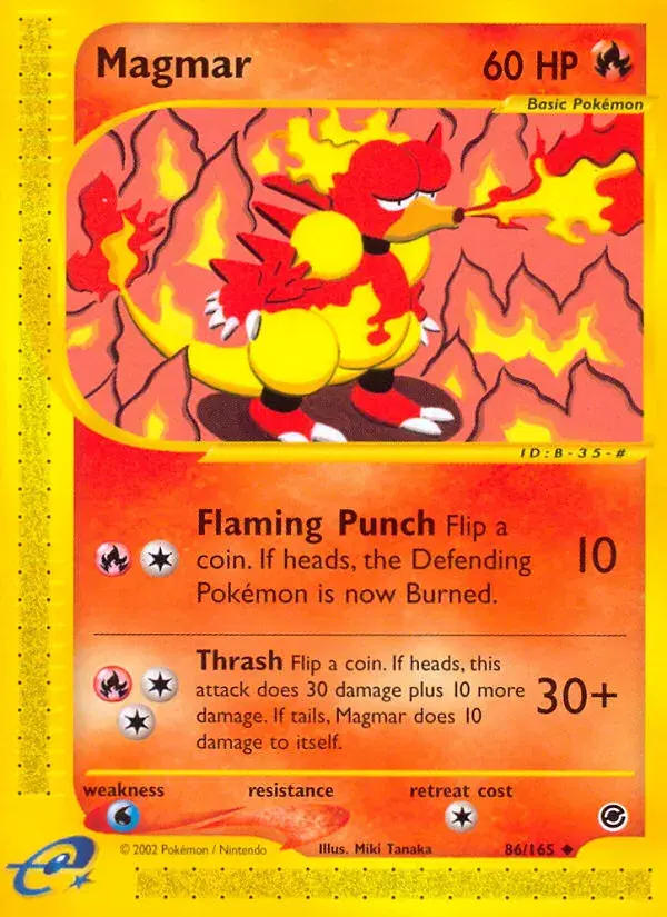 Magmar Expedition Base Set 86