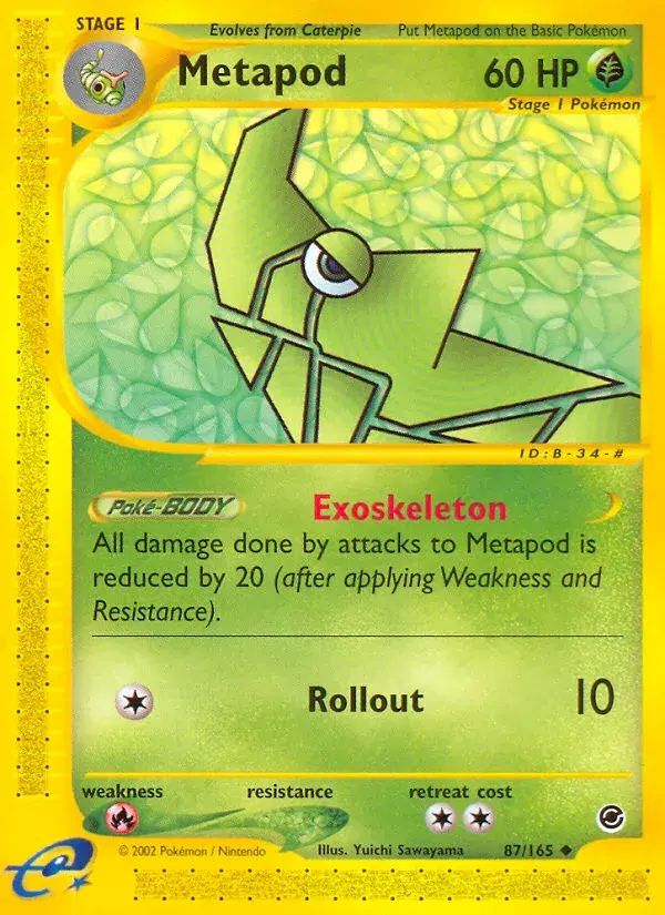 Metapod Expedition Base Set 87